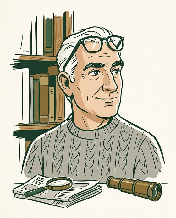 Retrato ilustrado de Diego