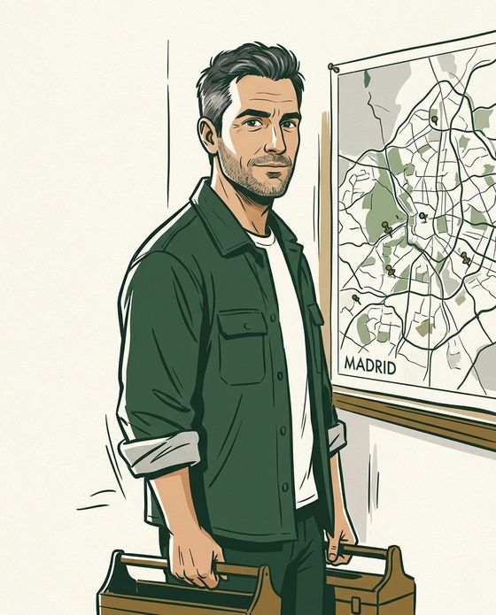 Retrato ilustrado de Marcos